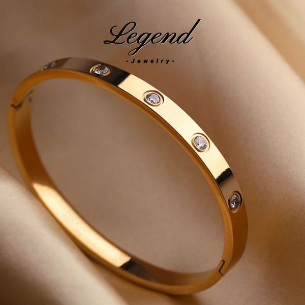 

original card buckle titanium steel rose gold couple fashion bracelet mesh red ten diamond inlaid, Black