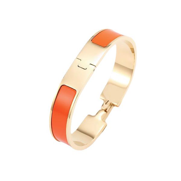 

brand designer steel bangle women letter bangles luxury brand enamel bracelets fashion accessories jewelry for men party wedding valentine&#, Black