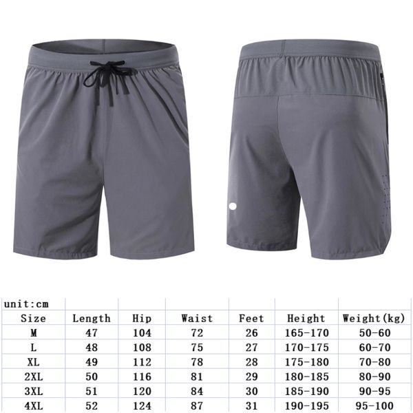 

ll-k01 men's shorts yoga outfit men pants running sport loose trainer short trousers sportswear gym exercise breathable fitness wear el, White;black