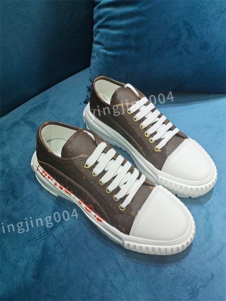 

2023 new luxury designer sneakers timeout women casual shoes lady calfskin white pattern shoes retro styles classical quality, Black