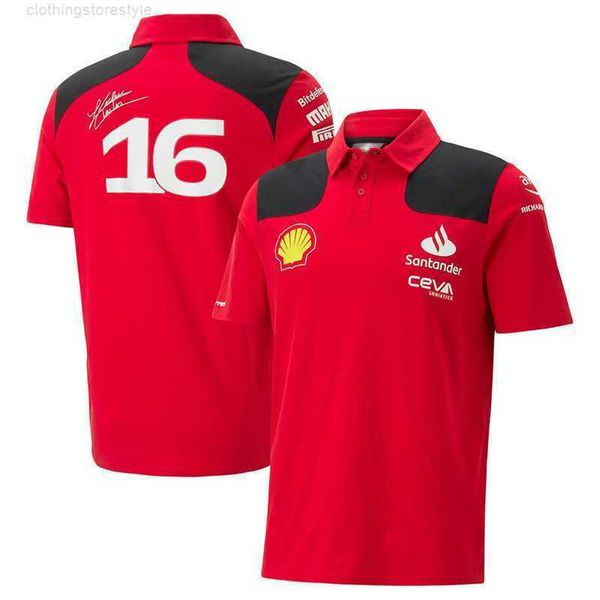 

men's t-shirts 2023 formula 1 f1 racing red team official website same fan short-sleeved t-shirt polo shirt, White;black
