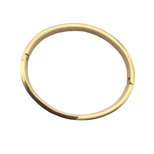 

high version card c gold titanium steel bracelet jewelry stainless diamond couple buckle five generations6vft, Black