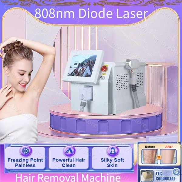 

2000w professional 808nm diode laser hair removal machine 3 wavelength 755 808 1064 for whole body laser epilator salon, Black