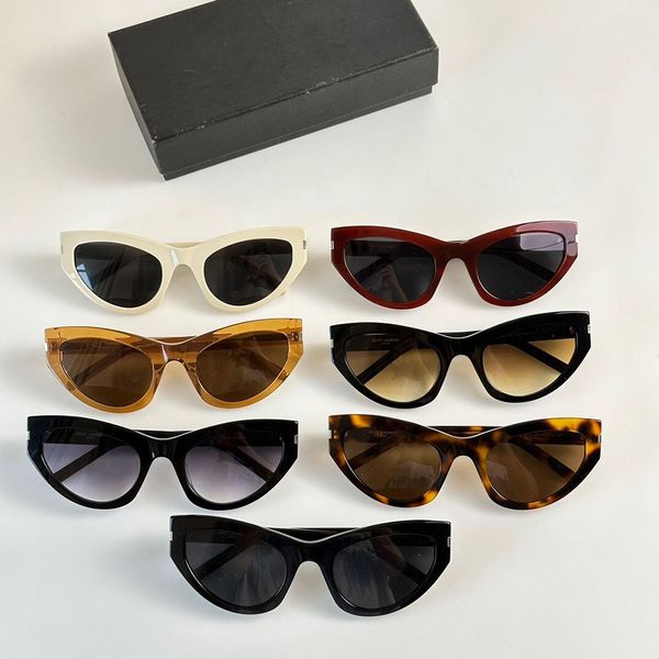 

2023 new selling women's sunglasses fashion luxury brand designer design multiple scenarios use holiday essential items recommended ing, White;black