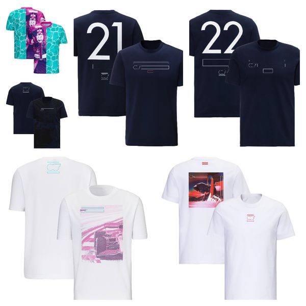 

f1 team 2023 t-shirt summer new f1 racing dress short sleeve round neck quick-drying t-shirt customized for men and women