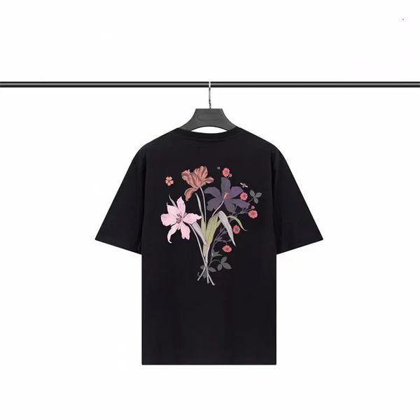 

summer t shirt mens womens designers t-shirts loose tees man casual shirt luxurys clothing streetwear shorts sleeve polos tshirts size m-4x, White;black