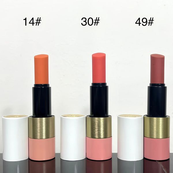 

whosale brand new lip balm rouge rose rosy lip enhancer 14# 30# 49# color made in italy 3.5g moisturizing poppy shine lip stick