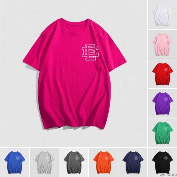 

mens fashion ee t-shirt eric emanuel tees designer summer short sleeve slim fitness letter printed loose casual tshirt flc7, White;black