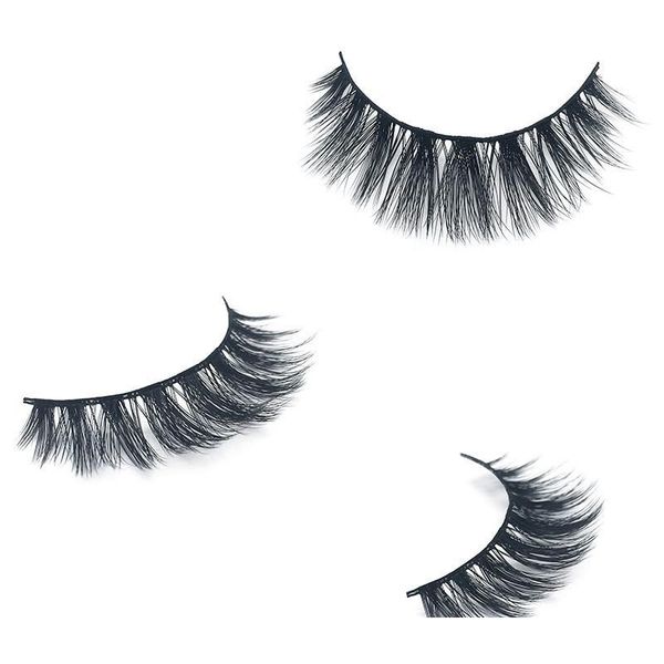 

2020 3d mink hair fake eyelash 100% thick real mink hair false eyelashes natural extension fake eyelashes false lashes ing