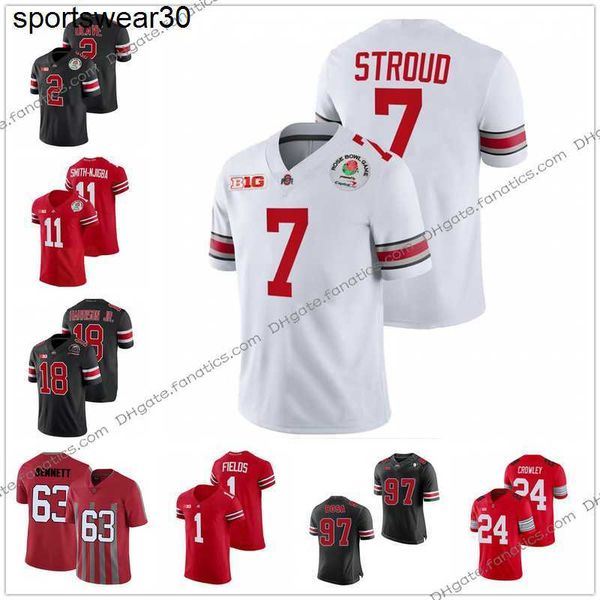 

custom ncaa ohio state buckeyes college football jersey 97 joey bosa miyan williams 32 henderson 16 watts zach harrison 75 thayer munford 2, Black;red