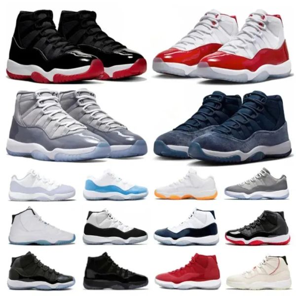 

2023 new mens basketball shoes 11 11s sneakers sail cherry concord pine green seafoam university blue bred black cat white cement cool grey