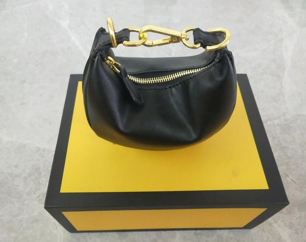 

kids handbag fashion luxury leather chain shoulder bag bottom letters handbags vibe ava designer graphy ins tote mini bags, Black