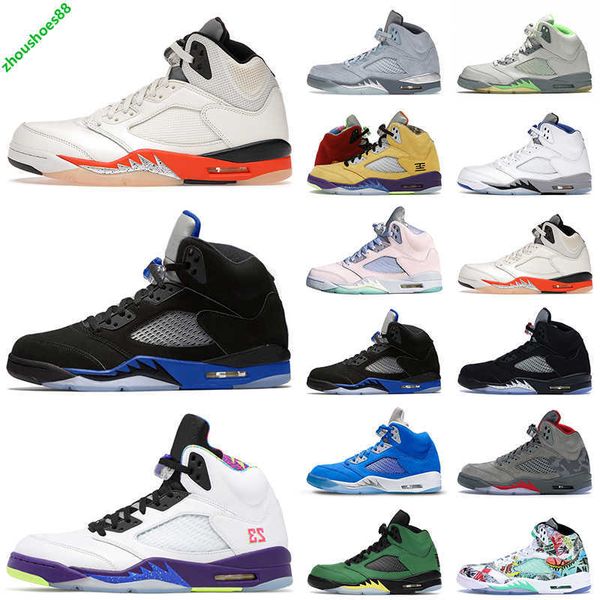 

5 5s men basketball shoes mens trainers sports sneakers shattered backboard easter bluebird green bean racer blue alternate grape fashion ou