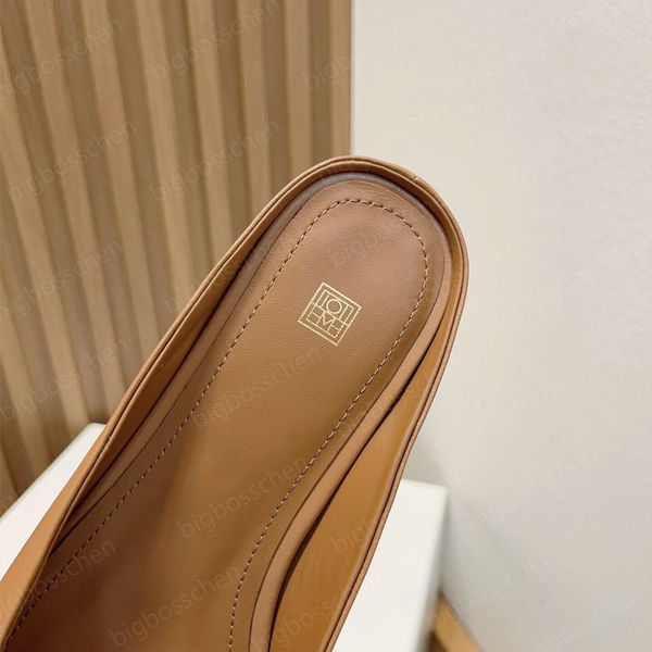 

toteme slippers designer sandals l clogs mullet shoes flat bottom casual slippers minimalist wind beach shoes dress shoes wrap-around slippe