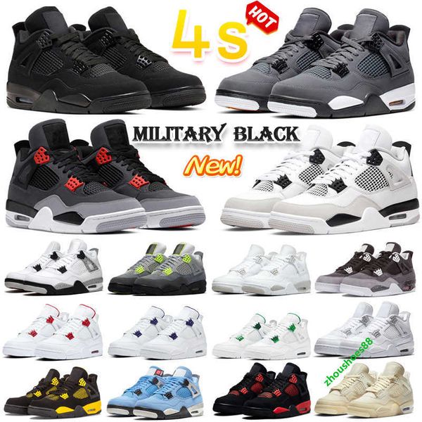 

og basketball shoe 4 men women black cat 4s sports trianers sneakers university blue cool grey infrared