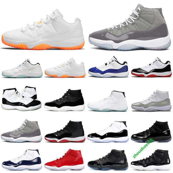 

11 11s basketball shoes 25th anniversary legend blue bred citrus concord cool grey navy gum women mens trainers sports sneakers