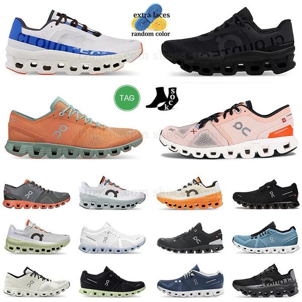 

on running shoes cloud 5 x 3 woman sneaker moster triple black white aloe rust red alloy grey ash storm blue orange low mens sports outdoor