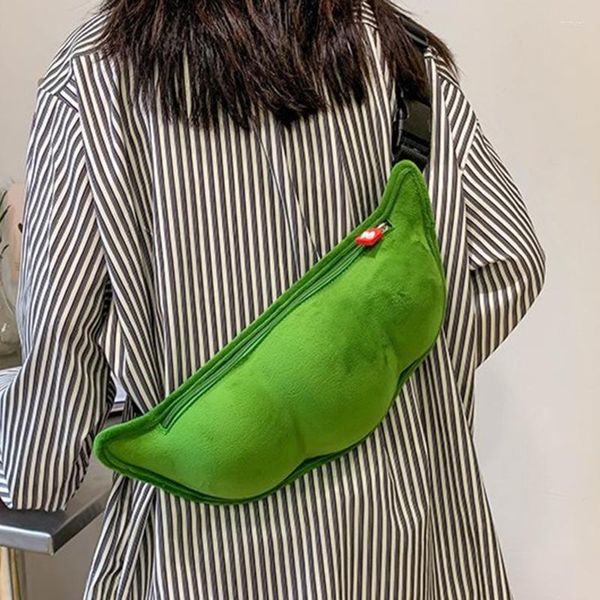 

shoulder bags plush bag creative peas shaped handle for outdoor shopping leisure women birthday party gifts