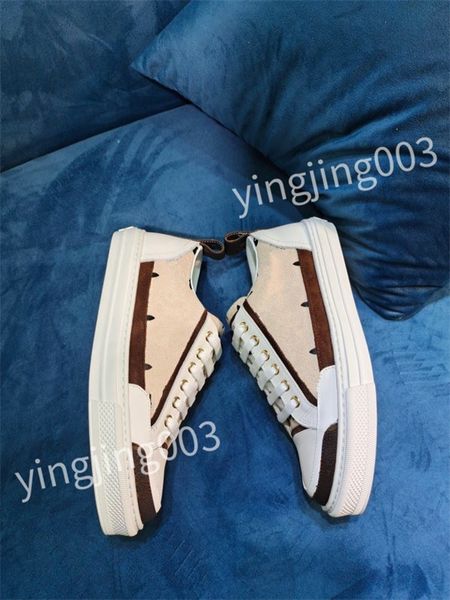 

2023 designer sneakers sneakers women casual shoes lady lambskin calfskin shoe retro style fashionable, Black