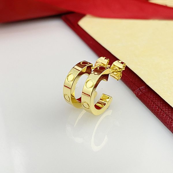 

designer earings gold hoop stud earring gold huggie earrings orrous initial chunky siler hoops stainless steel earring cubic zirconia fashio, Golden;silver
