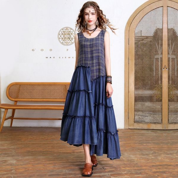 

elevate your summer wardrobe with our 2023 new niche design irregular skirt linen dress - embrace the feeling of casual elegance and stand o, Black;gray