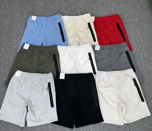 

2023 summer new leisure brand logo print sports shorts fitness short gym outdoor training mesh breathable beach black shorts f4e9#, White;black