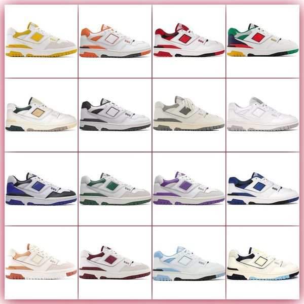 

original new 550 casual shoes designer bl 550n 550b 550s men women cream navy blue white green shadow sea salt varsity gold red unc syracuse