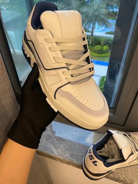 

trainer #54 casual shoes sneakers low-lace-up fashion sneakers for men and women luxury big-name sneakers sneakers three color options size, Black