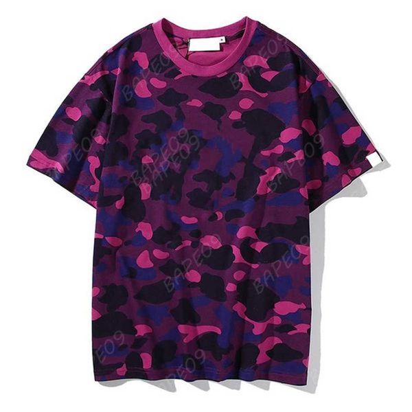 

mens t shirts designers summer loose shark printed t-shirts camouflage short sleeve high street casual t-shirt for men women faa4, White;black