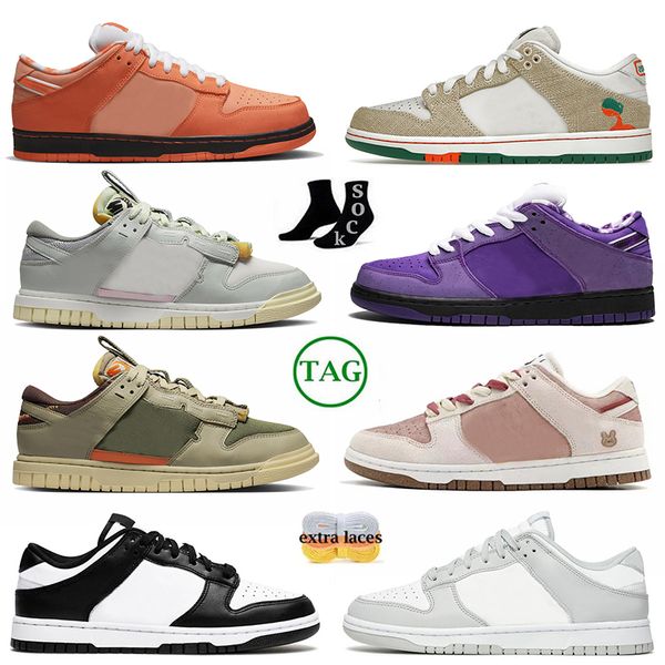 

2023 designer running shoes mens womens trainers panda jarritos triple pink foam orange lobster orange lobster medium olive grey fog pink dh