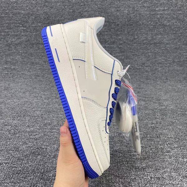 

the 3m reflective running shoes 1 low 07 royal blue white 2023 girls boys lifestyle streetwear with boxes