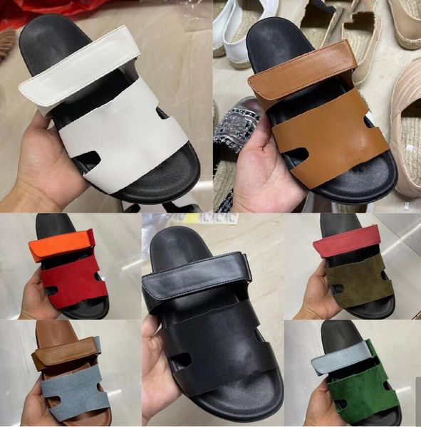 

designer chypre slipper sandal h men women slippers luxury summer lady leather flip flops black sandals slides beach shoes classic flat sand
