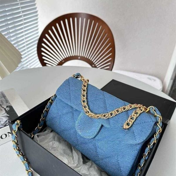 

brand designer bags channel bags woven gold bag shoulder bag crescent bags handbag tote 2023 new women's fashion texture locking messen