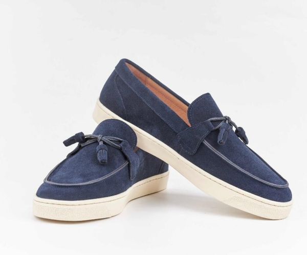 

new designer mens bc casual dress shoes summer walk slip on luxury sneakers nubuck tassels brunello mocassin 40-44