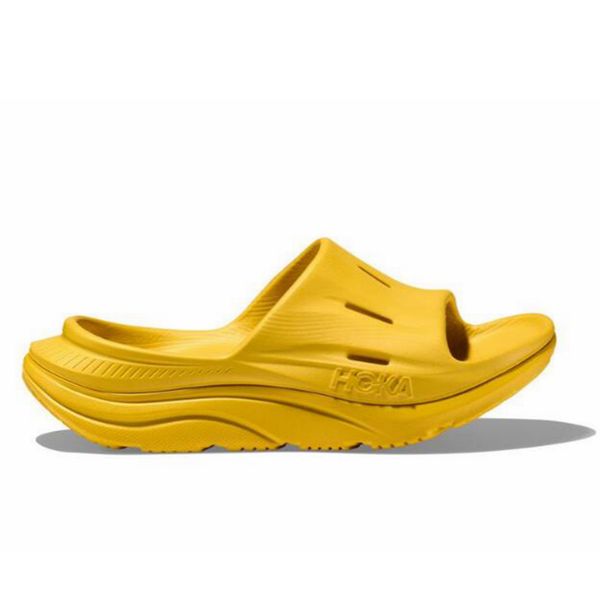 

5a hoka one ora recovery slide 3 designer sandals slippers hokas shoes mens women triple white black yellow grey navy sliders summer beach s