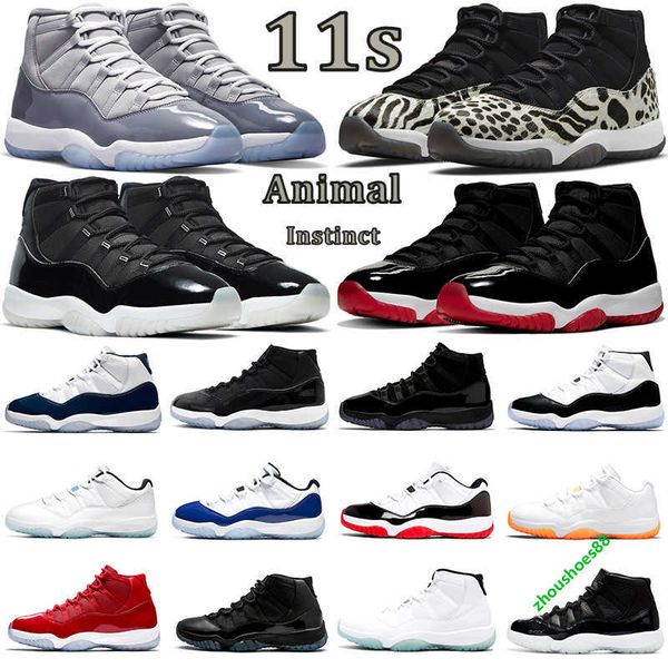 

ale 11s animal instinct men basketball shoes 11 jumpman cool grey 25th anniversary bred concord cap and gown citrus mens women trainers