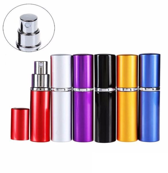 

2020 selling 5ml mini portable refillable perfume aluminum atomizer spray bottle &traveler empty bottles for cosmetics