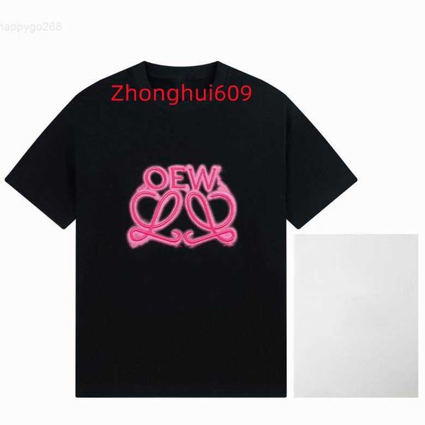 

designer men's t shirts cotton rope chest letter laminated print short sleeve high street loose oversize casual t-shirt 100% pure cotto, White;black
