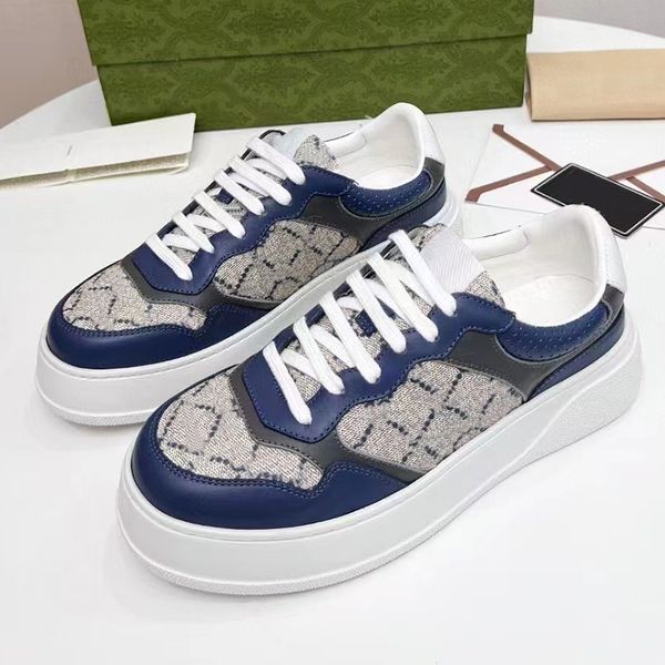 

designer casual shoes couple sneakers luxury brand double g travel cowhide lace-up fashion shoes fitness matching classic sneakers, Black