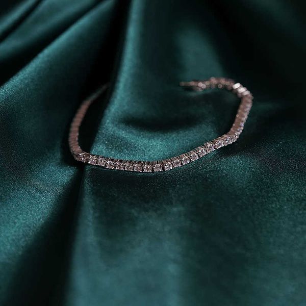 

new tennis fashion zirconia luxury jewelry 925 sterling silver bracelets for women
