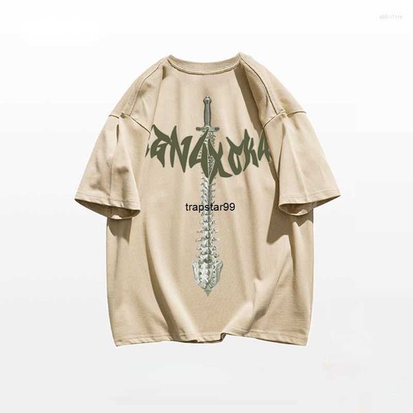 

mens womens designer t shirt hip hop grunge y2k shirt for men letter print designer cotton comfortable graphic tee american casual short sle, White;black