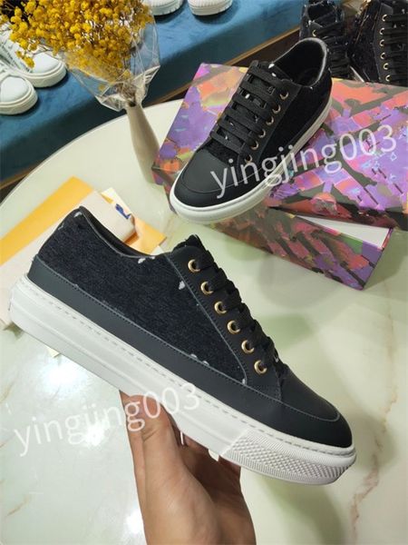

2023 luxury designer sneakers sneakers women casual shoes lady lambskin calfskin shoe retro style fashionable, Black