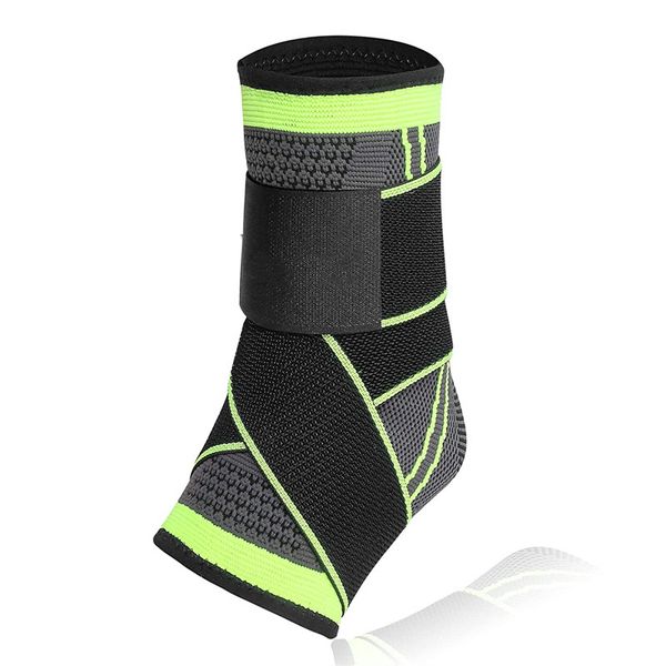 

adjustable breathable compression ankle support brace for running walking, Blue;black
