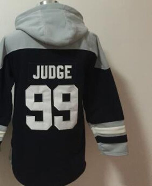 

new york #99 aaron judge fans hoodie american baseball pullover, Black