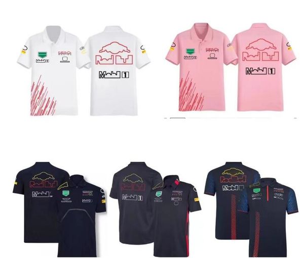 

f1 racing polo shirt summer team short sleeve with the same custom