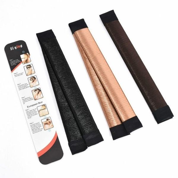 

2020 fashion diy hair styling tools women donut former foam french twist bun maker