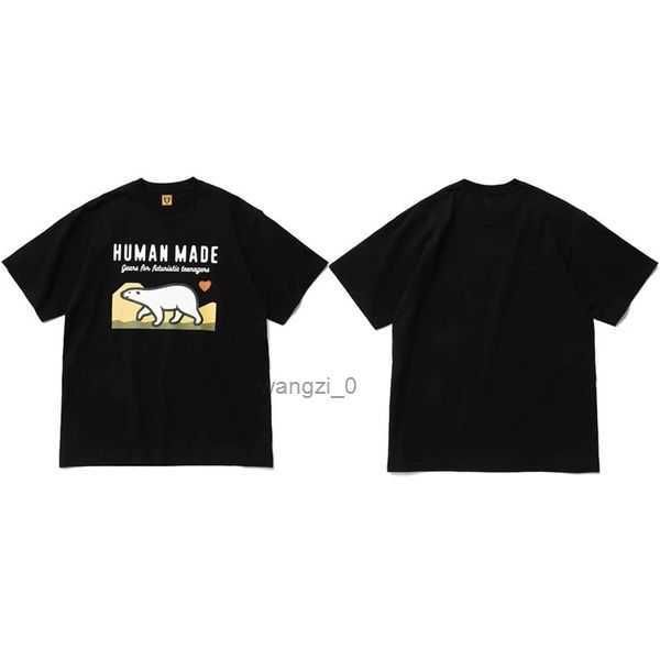 

human made t-shirt graphic tees women summer slub cotton t shirt clothes streetwear tshirt gym clothing 14 t7cb t7cb, White;black