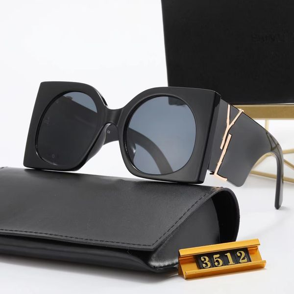 

designer glasses sl sunglasses womens sunglasses superlarge letter marking design sunglasses for women classic giant cat glasses uv protecti, White;black