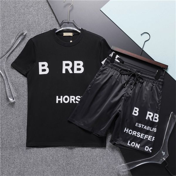 

mens tracksuits tshirt sets luxury designer mens womens tshirts tracksuit jogger sportswear summer streetwear pullover sports suit, Gray