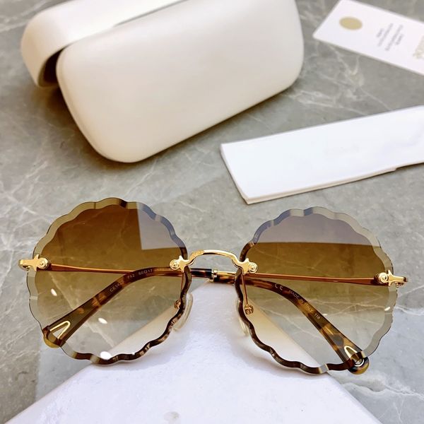 

luxury designer sunglasses 2023 style little perfume shake tape merchandise live online red frameless fashion band box, White;black